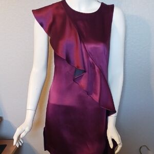 Diane Von Furstenberg Asymmetrical Purple Dress